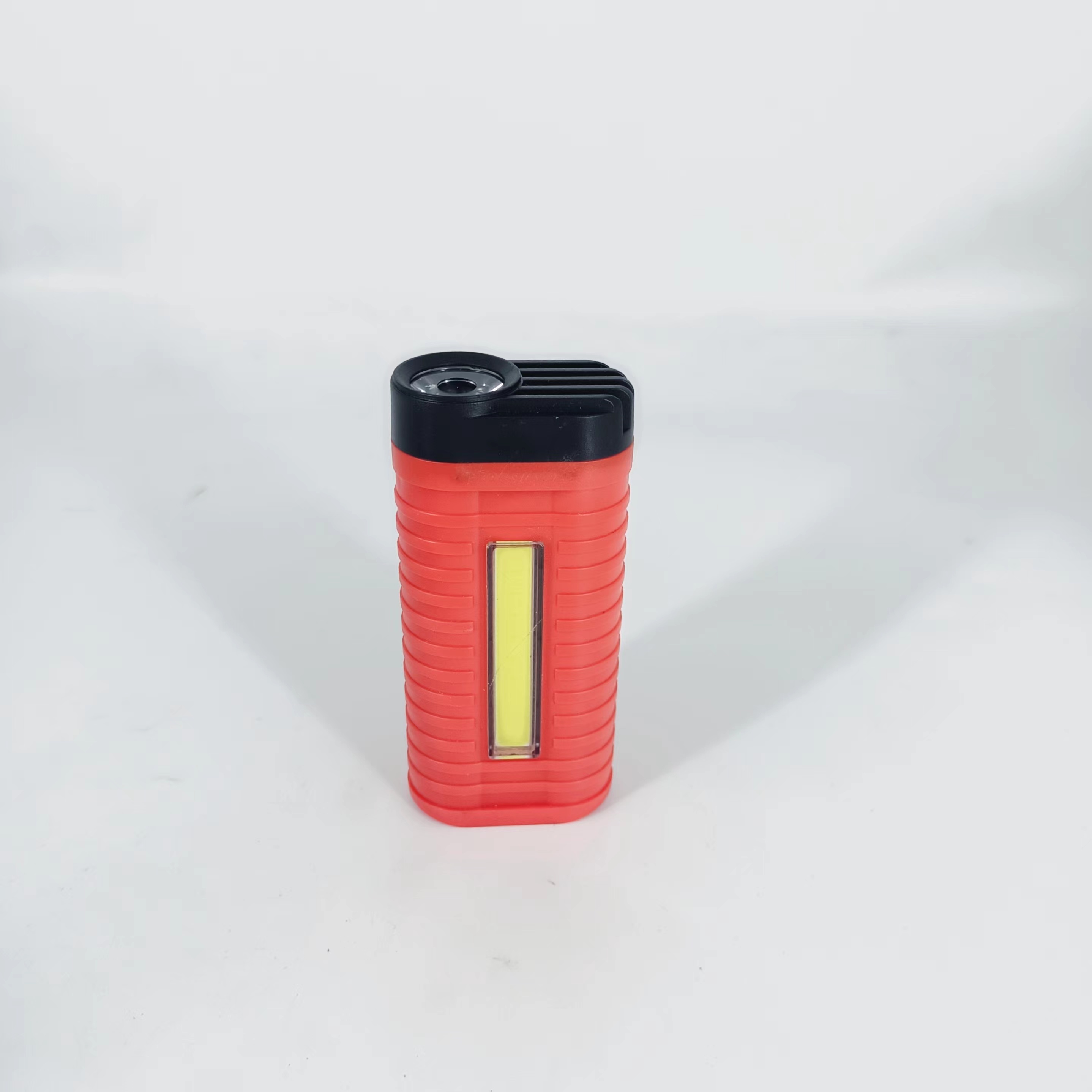 Led + Cob Portable Flashlight Usb Built-In Charging Outdoor Lighting Working Light Hiking Camping Flashlight