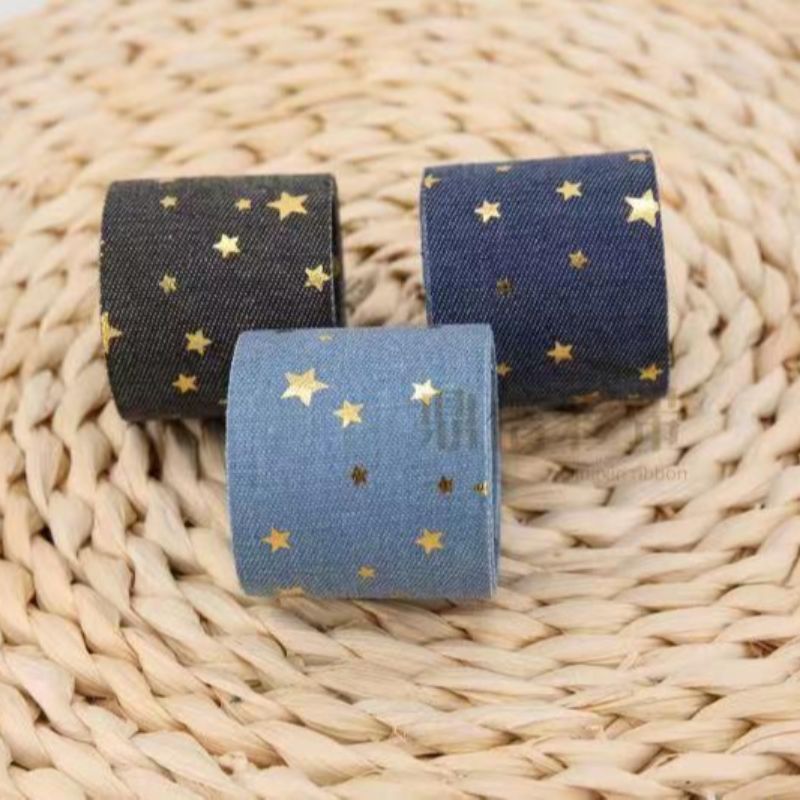 Korean boutique webbing ding shin star cowboy belt hecho a mano diy arco accesorios accesorios para el pelo ropa embalaje de regalo 40Y Application Scenario