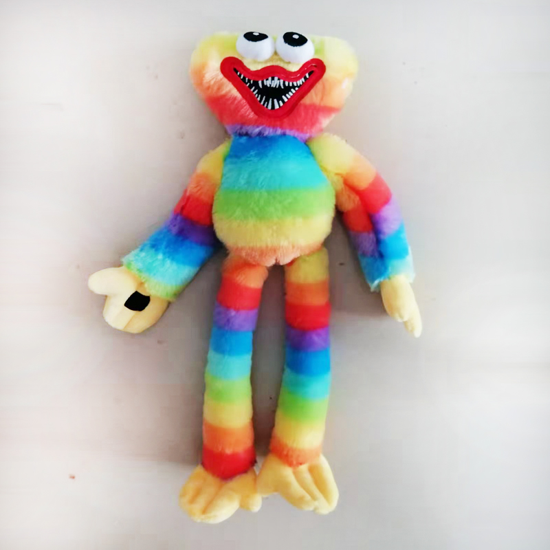 新款毛绒儿童玩具毛绒彩虹色波比公仔40厘米60厘米大量现货供应详情9