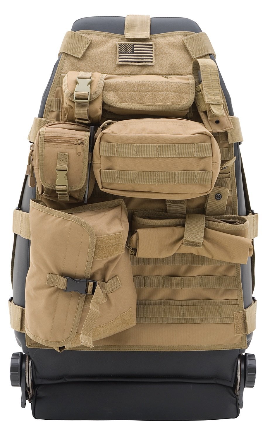 Off-road and outdoor car seat cushions, car seat covers, black canvas seat covers Specification drawing