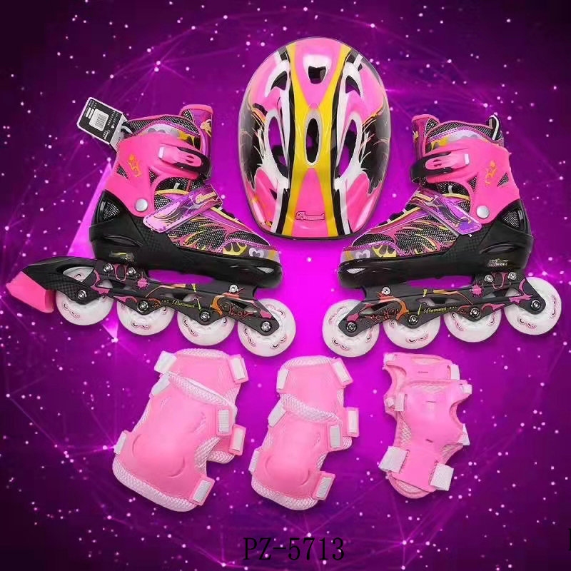 180 Set Of Adjustable Roller Skates For Children And Adults. All Flash Roller Skates Roller Skates