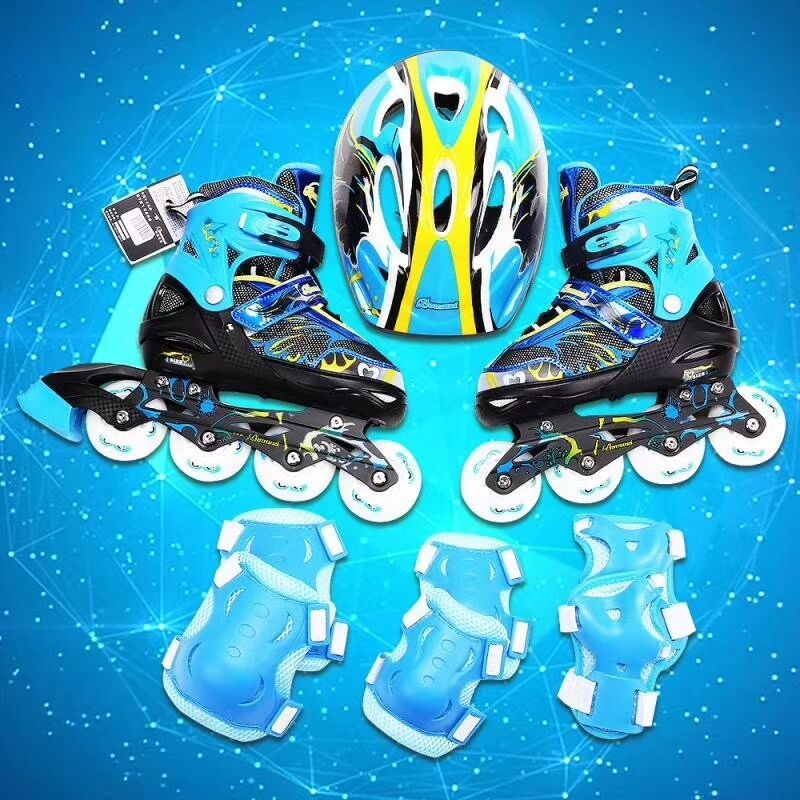 180 Set Of Adjustable Roller Skates For Children And Adults. All Flash Roller Skates Roller Skates Specification drawing