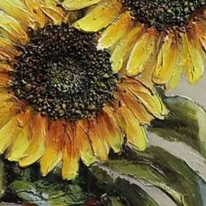 Sunflower Oil Stereoscopic Painting 006 Application Scenario