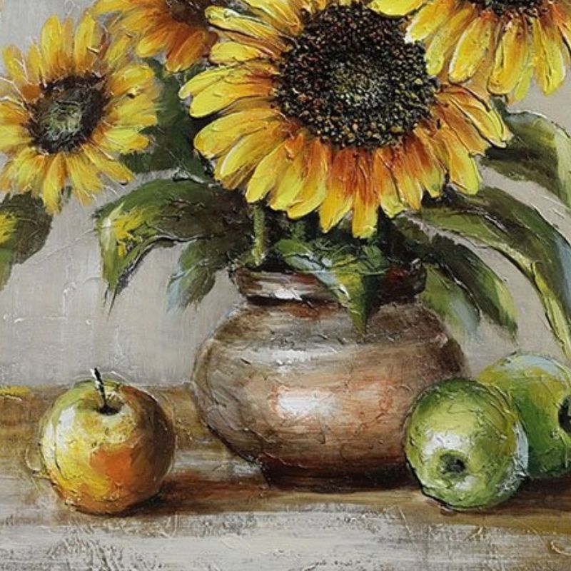 Sunflower Oil Stereoscopic Painting 006 Specification drawing