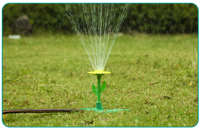 佰世园艺简易连接通水自动旋转草坪喷头 360度旋转园林洒水器批发详情16