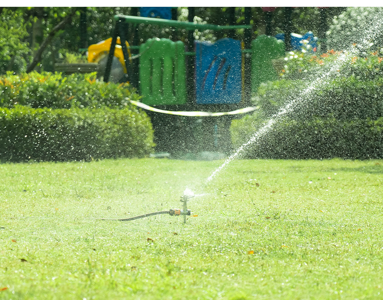 佰世园艺通水自动旋转喷头洒水器浇水园林草坪 360度喷水农用灌溉详情47