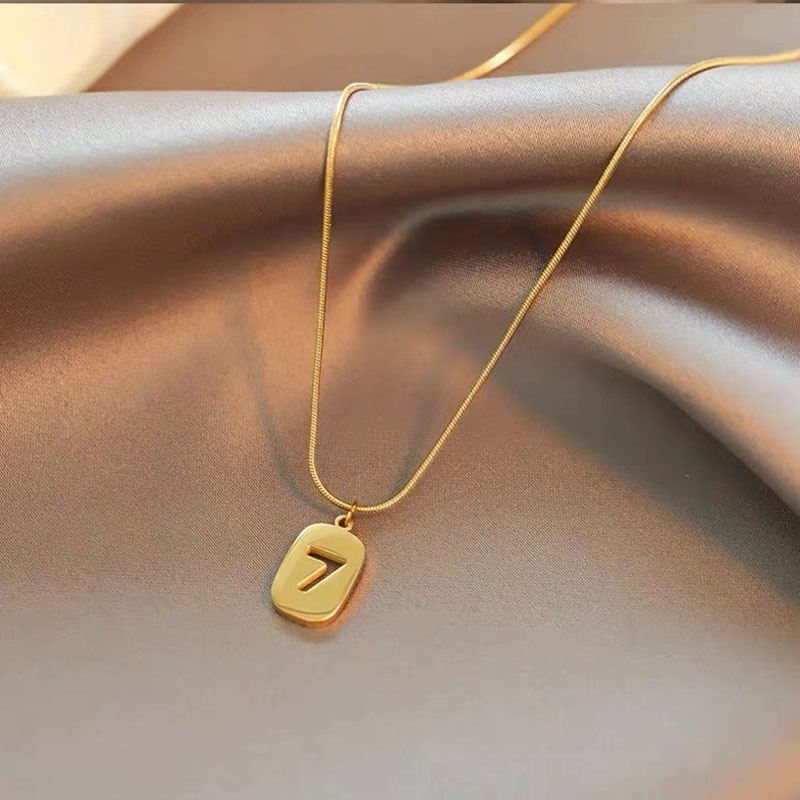 Stainless Steel Jewelry Necklace Luster Good Quality Beautiful Life Immortal Its High Quality Level Stainless Steel Leader Fangze Dadi Special Steel Star Clank Feelings Of Dream Star Treasure 1016 Item Picture