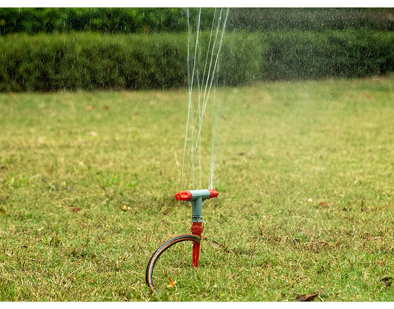 佰世园艺通水自动旋转喷头洒水器浇水园林草坪 360度喷水农用灌溉详情55