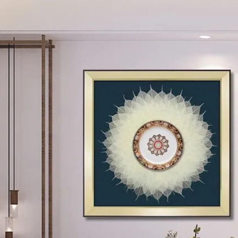 Modern and simple background decorative paintings for living rooms and bedrooms details Picture