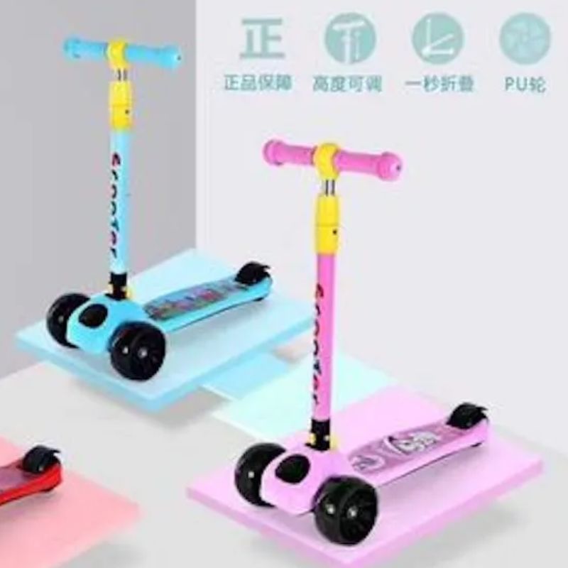 新款儿童滑板车可折叠2-10岁小孩溜溜车米高车滑滑车坦克轮详情图3