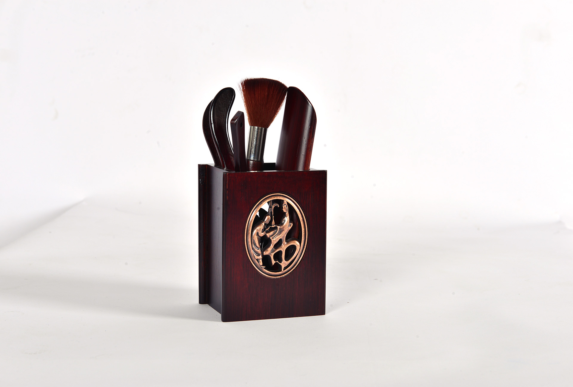 至为家居严选茶盘栗色梵音系列楠竹茶器茶道配件家具套装家居楠竹详情1