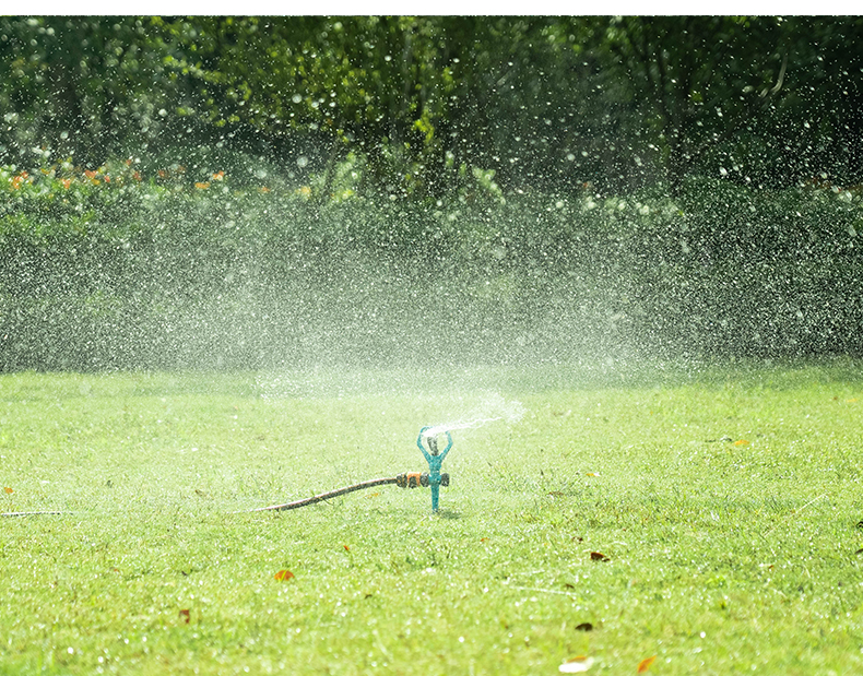 佰世园艺通水自动旋转喷头洒水器浇水园林草坪 360度喷水农用灌溉详情46