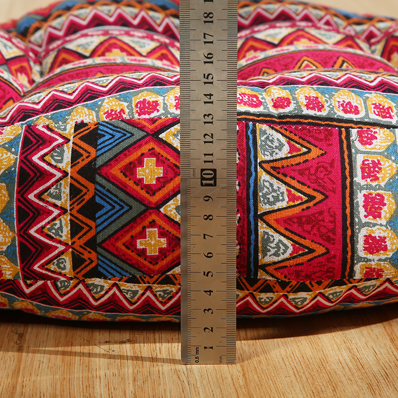民族风波西米亚印花棉麻蒲团垫飘窗榻榻米加大加厚坐垫详情5