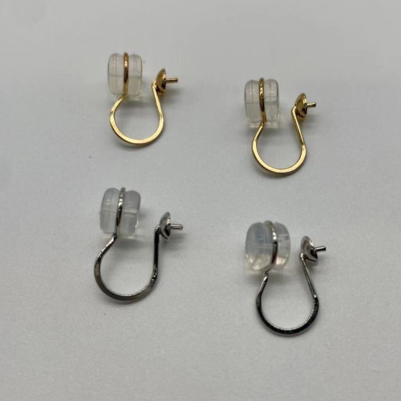 Silicone Painless Ear Clip Gold Electroplated Jewelry Accessories Pengli Wholesale Metal Jewelry Accessories Accessories Ear Accessories Pengli Factory Direct Sales Application Scenario