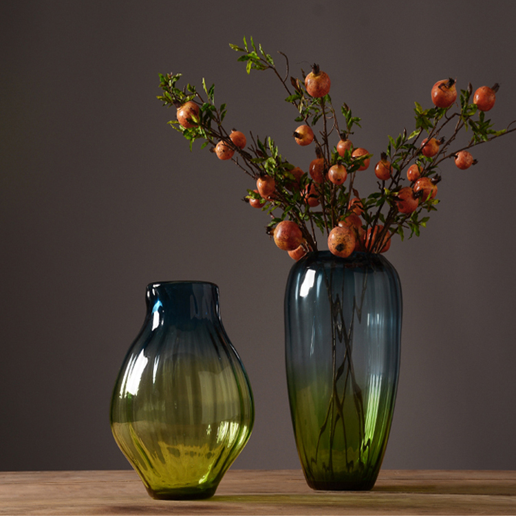 旭阳玻璃简约花瓶插花摆件轻奢客厅玄关餐桌样板房家居软装饰品24详情3