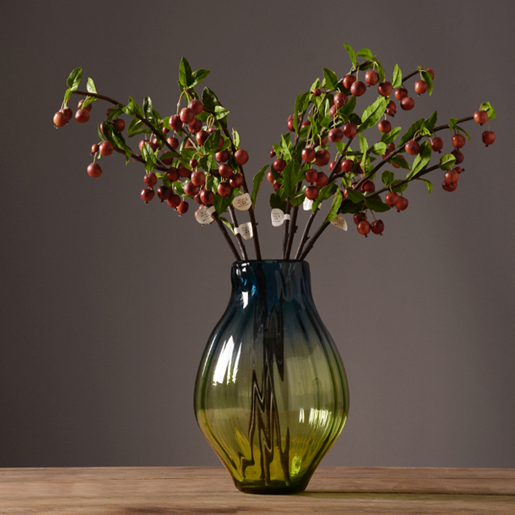 旭阳玻璃简约花瓶插花摆件轻奢客厅玄关餐桌样板房家居软装饰品24详情4