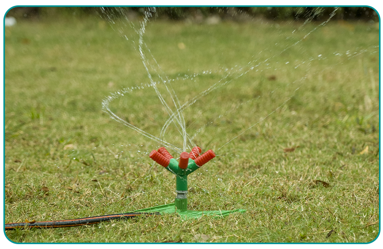 佰世园艺简易连接通水自动旋转草坪喷头 360度旋转园林洒水器批发详情13