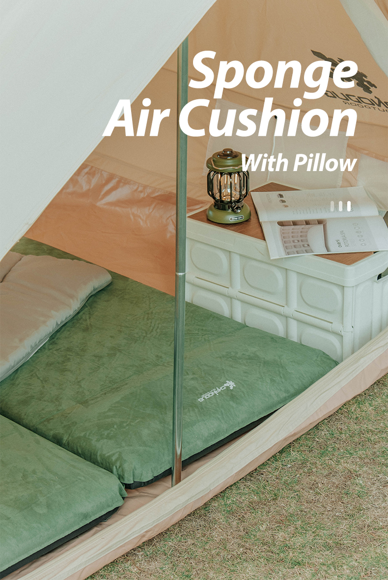 Xanuoduji outdoor inflatable tent sleeping pad thickened 10CN single mattress moisture-proof pad pic 1