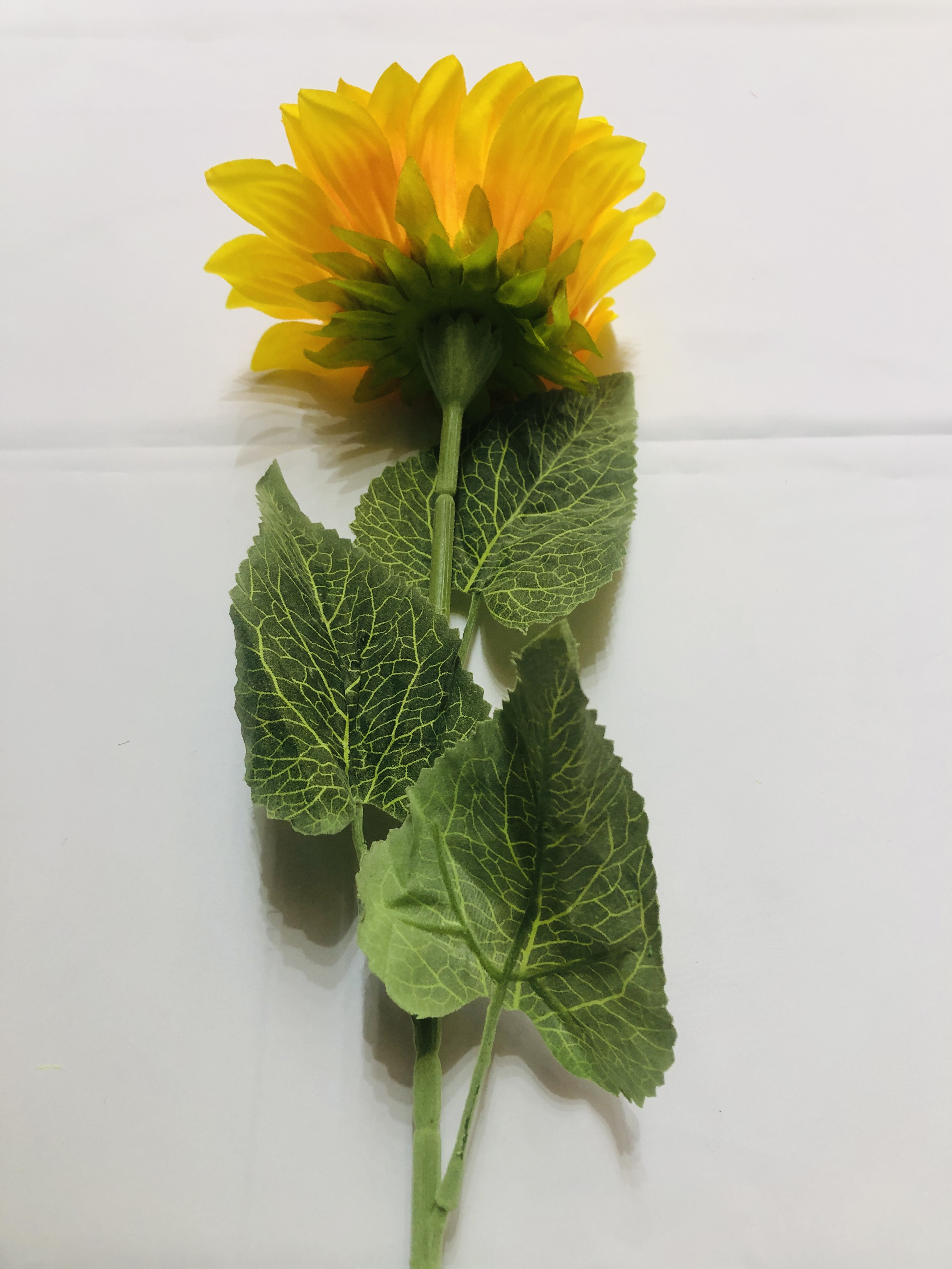 Simulation Sunflower Restaurant Table Decoration Flower Arrangement Cloth Fake Flower Wedding Decoration Dried Flower Simulation Plant No. 3 3 Leaf Plant Hair Simulation Sunflower Item Picture