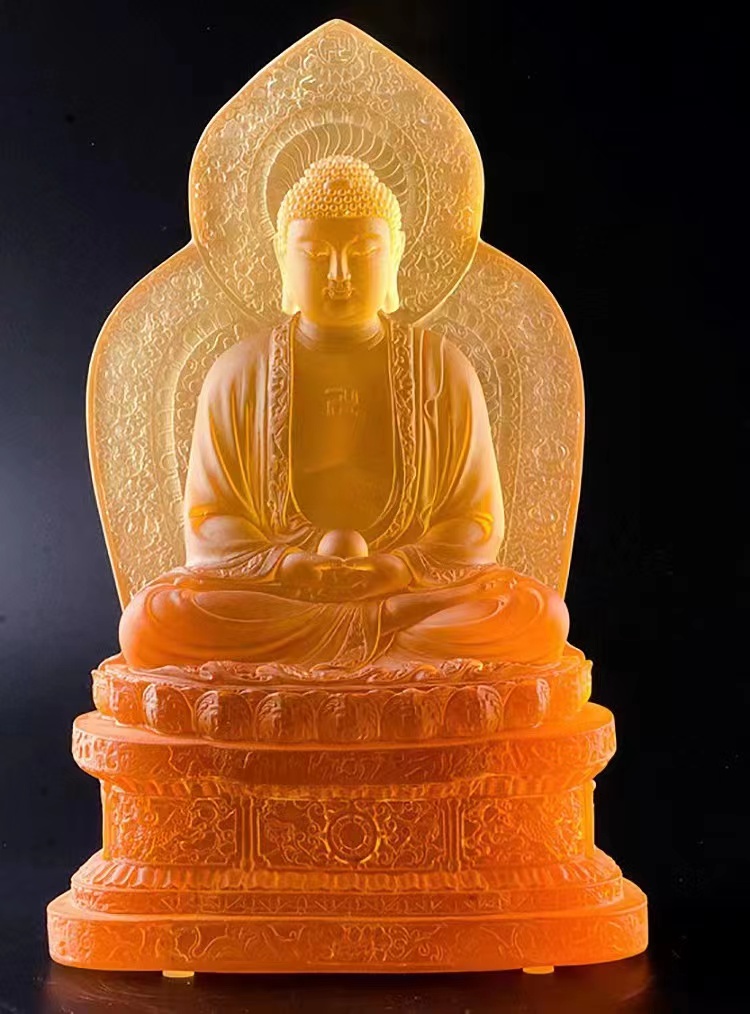 Yiwu Helian Cultural Products Co., Ltd. Art Fine Glass Buddha Series 002-7