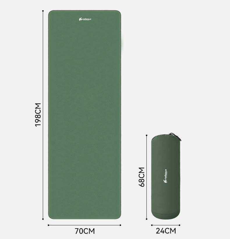Xanuoduji outdoor inflatable tent sleeping pad thickened 10CN single mattress moisture-proof pad pic 9