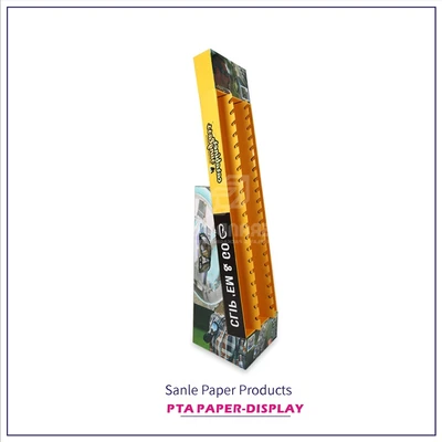Factory customized corrugated paper display shelf paper display box shopping mall Andy board snow board display shelf countertop box thumbnail