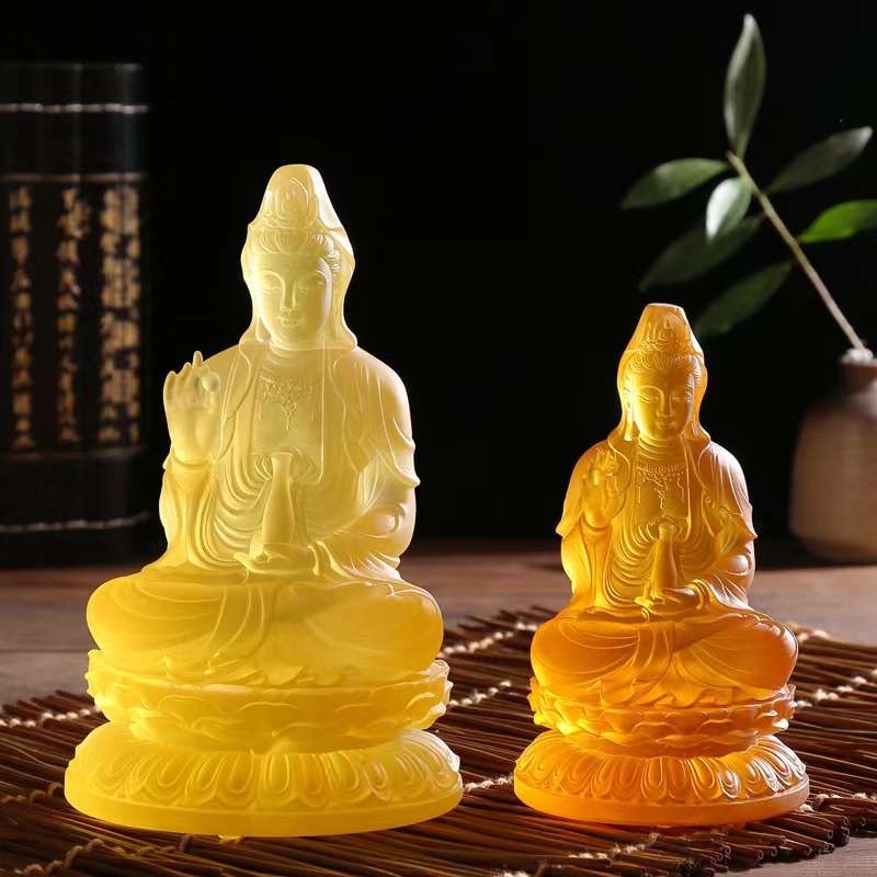 Yiwu Helian Cultural Products Co., Ltd. Art Fine Glass Buddha Series 001-6 Application Scenario