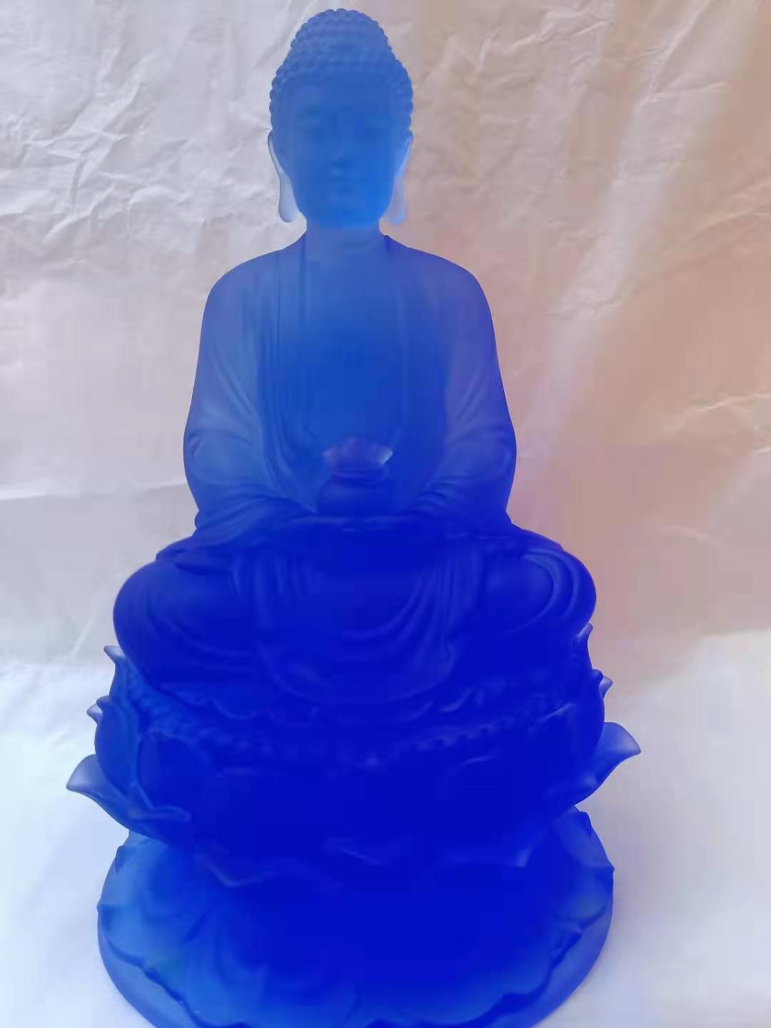 Yiwu Helian Cultural Products Co., Ltd. Art Fine Glass Buddha Series 002-7 Item Picture