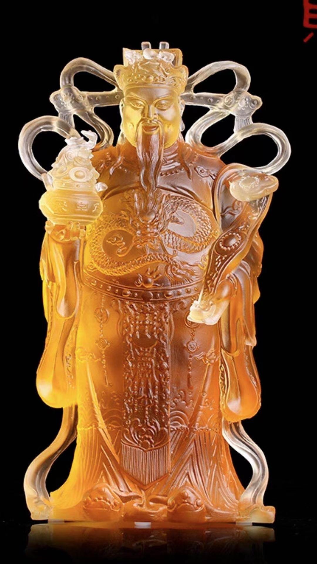 Yiwu Helian Cultural Products Co., Ltd. Art Fine Glass Buddha Series 001-6 Item Picture