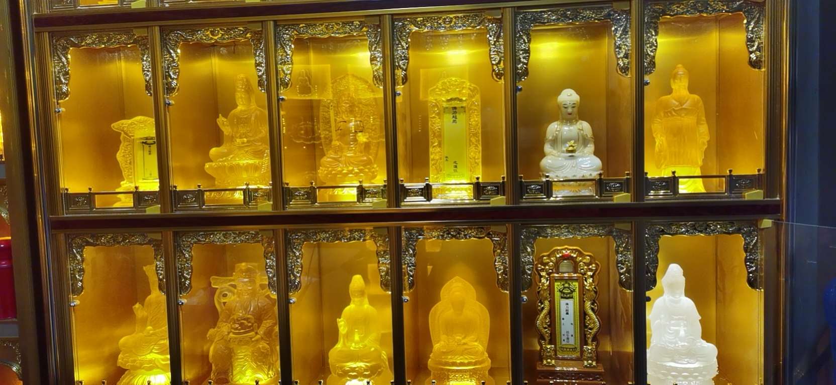 Yiwu Helian Cultural Products Co., Ltd Handicrafts Of The Buddha Niche, Ten Thousand Buddha Wall, Temple Custom 003 6 details Picture