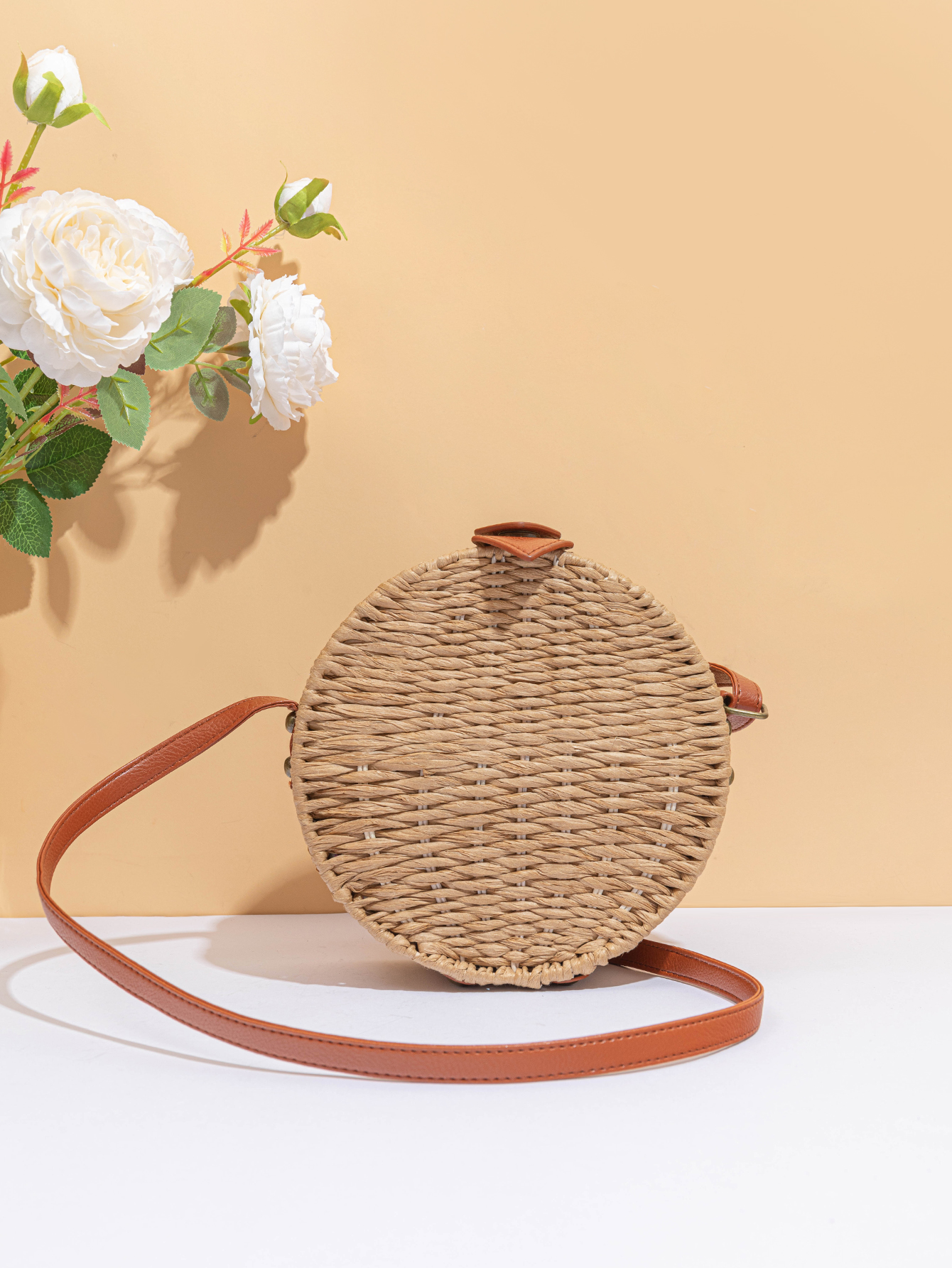 Forest department of pastoral wind grass braided oblique shoulder round bun Fu coconut 31 details Picture