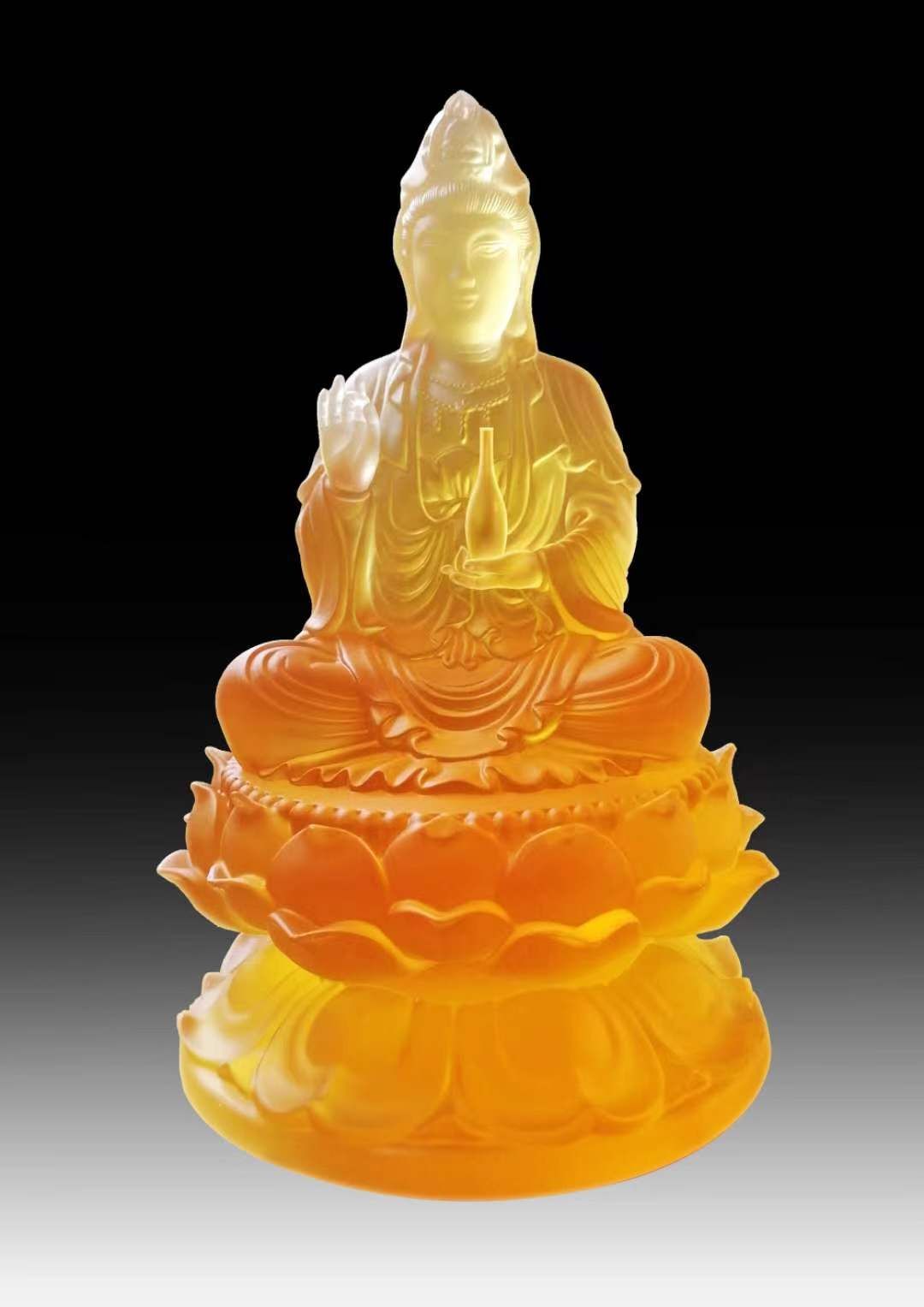 Yiwu Hellian Cultural Products Co., Ltd. Glass Boutique Series Of The God Of Wealth, Can Be Worshipped At Home 008 13 Item Picture