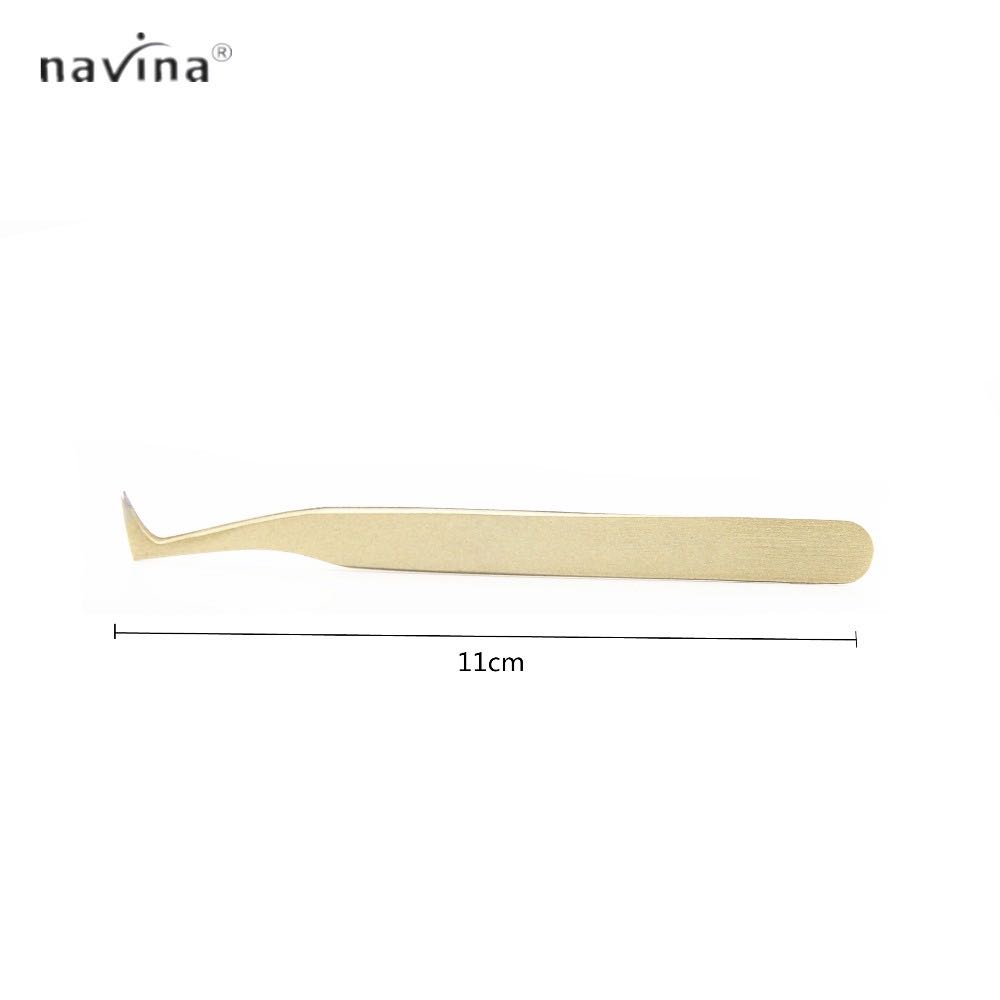 Navina Avya Grafting False Eyelash Special Tweezers Golden Eagle Clip For Foreign Trade Item Picture