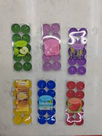 6g filling tea wax candle 10 PVC box