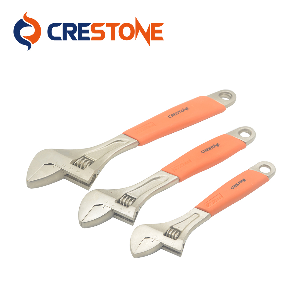 CRESTONE 6/8/10/12 inch ADJUSTABLE WRENCH (CRV) pic 1