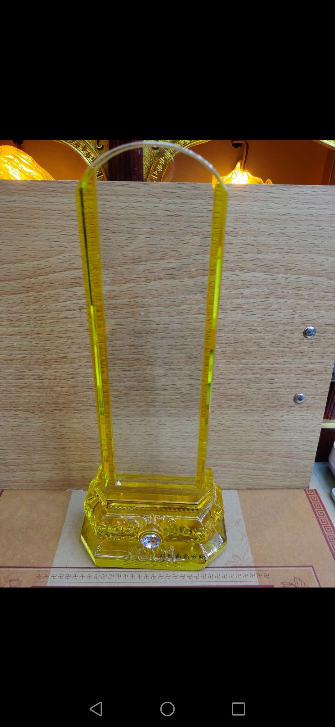 Yiwu Helian Cultural Products Co., Ltd. Glass Boutique Series Of Tablets, Can Worship Ancestors 007 1-2 details Picture