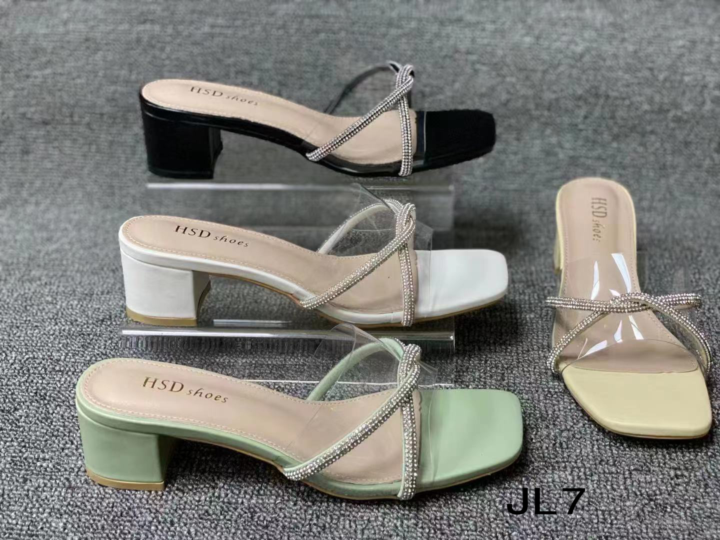 Fashionable high-heeled sandals female summer wear new shoes urban beauty standing for a long time not tired high heels with skirt wear fashion shoes