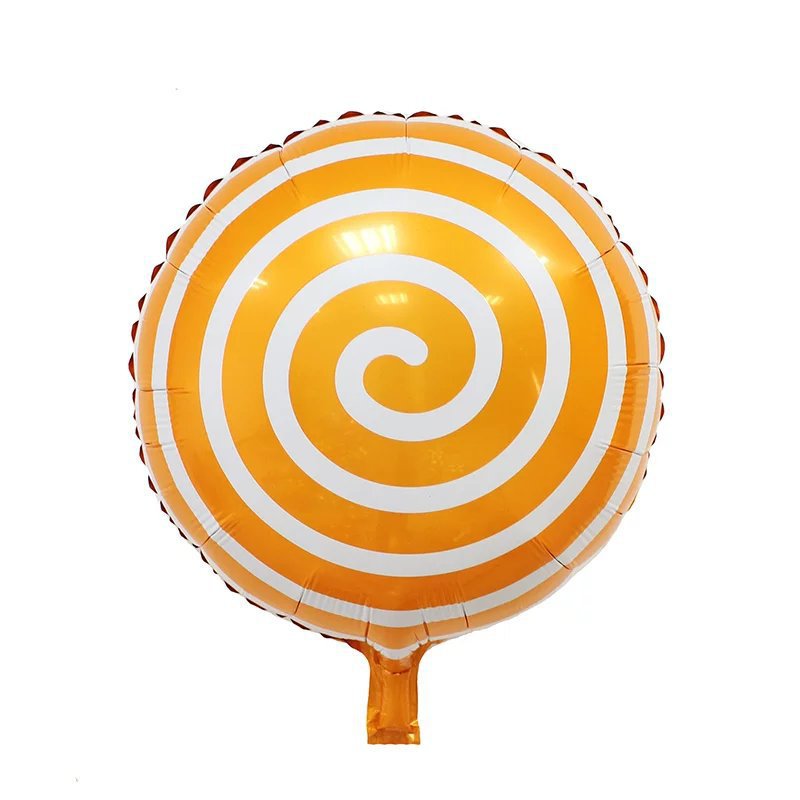 18-inch round lollipop aluminum foil balloon wedding birthday wholesale day party festival decoration windmill aluminum foil balloon pic 2