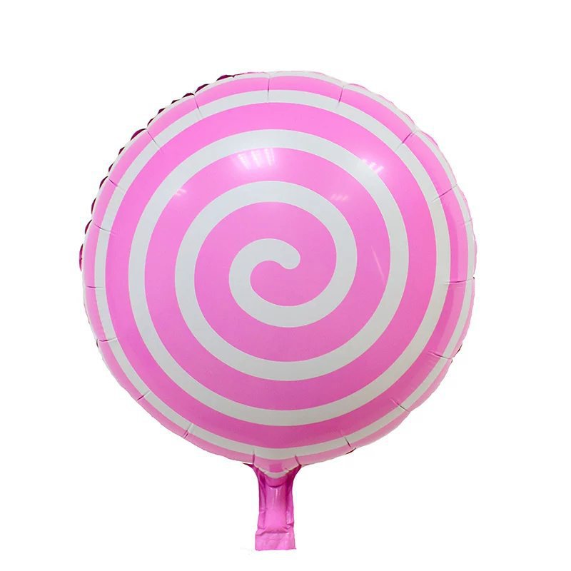 18-inch round lollipop aluminum foil balloon wedding birthday wholesale day party festival decoration windmill aluminum foil balloon pic 5