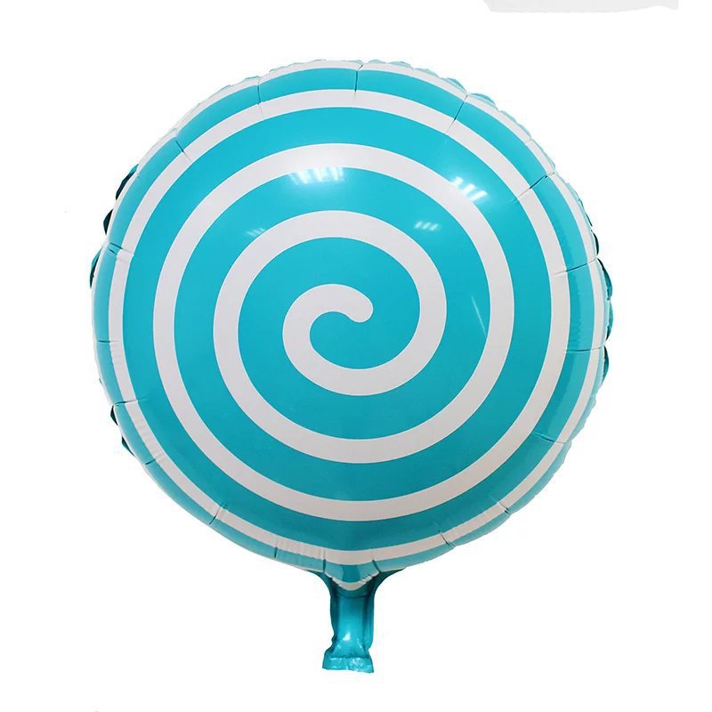 18-inch round lollipop aluminum foil balloon wedding birthday wholesale day party festival decoration windmill aluminum foil balloon pic 4