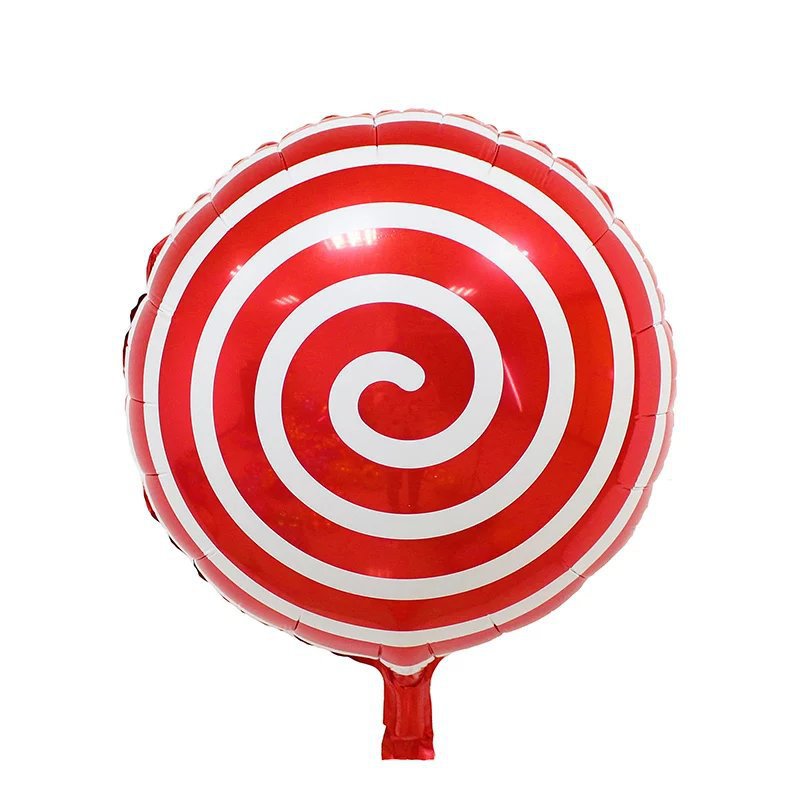 18-inch round lollipop aluminum foil balloon wedding birthday wholesale day party festival decoration windmill aluminum foil balloon pic 6
