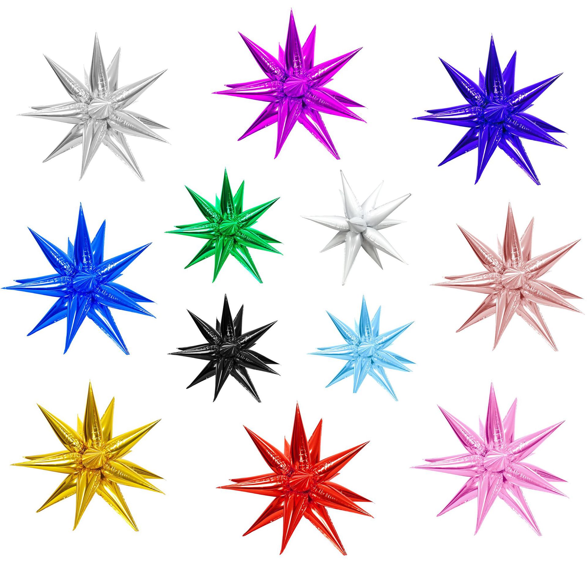 Cross-border explosion Star aluminum film balloon 26-inch 40 water drop light Birthday Party decoration Engagement Setting Street stall wholesale pic 1