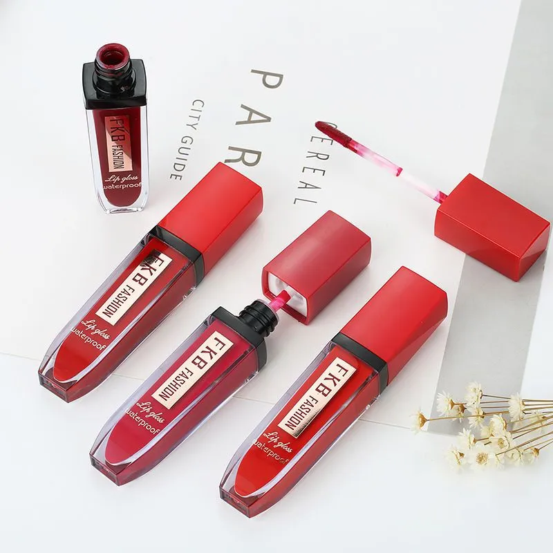 💄 Lipstick set 💄 Mist top lip glaze white non-stick cup lasting lipstick wholesale can be customized thumbnail
