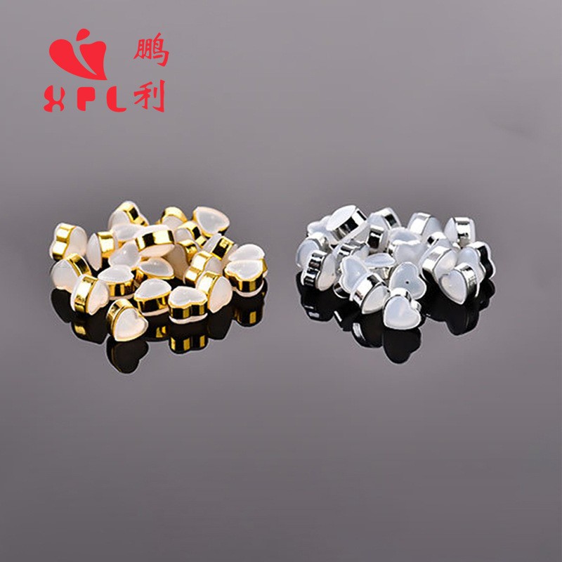 Love Ring Silica Gel Opal Ear Forced Metal Jewelry Accessories Accessories Ear Accessories Pengli Factory Direct Sales