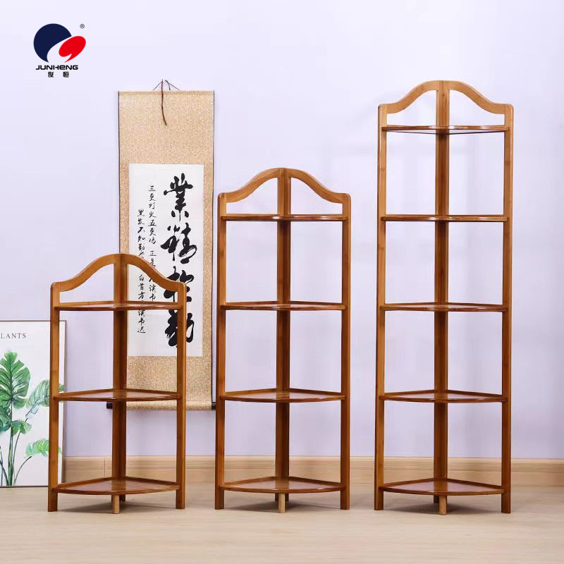 简约转角置物/落地是置物架/转角置物架白底实物图
