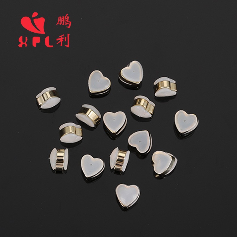 Love Ring Silica Gel Opal Ear Forced Metal Jewelry Accessories Accessories Ear Accessories Pengli Factory Direct Sales details Picture