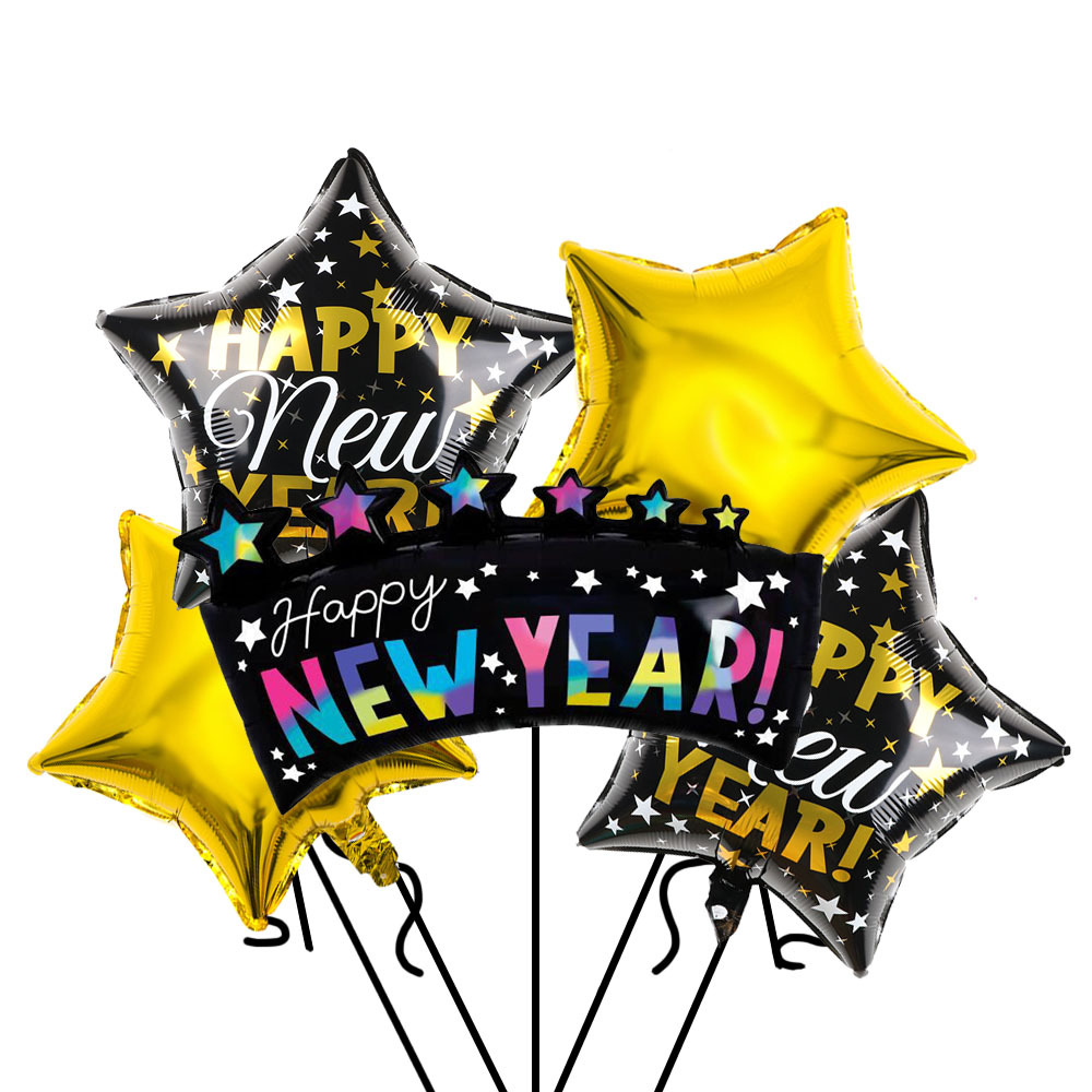 Cross-border Amazon 2023 New Year Aluminum Film Balloon Set - New-Style Carnival Party Decoration Aluminum Foil Balloon Manufacturer pic 4