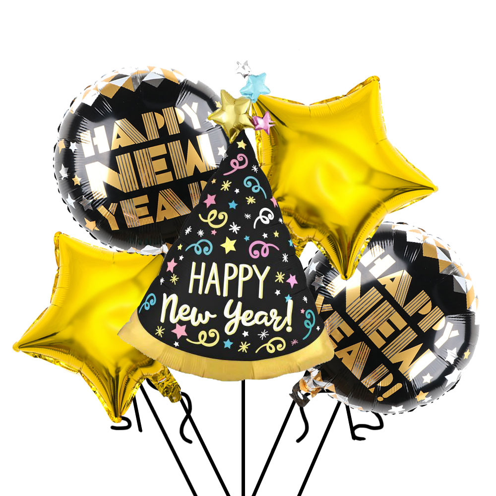 Cross-border Amazon 2023 New Year Aluminum Film Balloon Set - New-Style Carnival Party Decoration Aluminum Foil Balloon Manufacturer pic 5