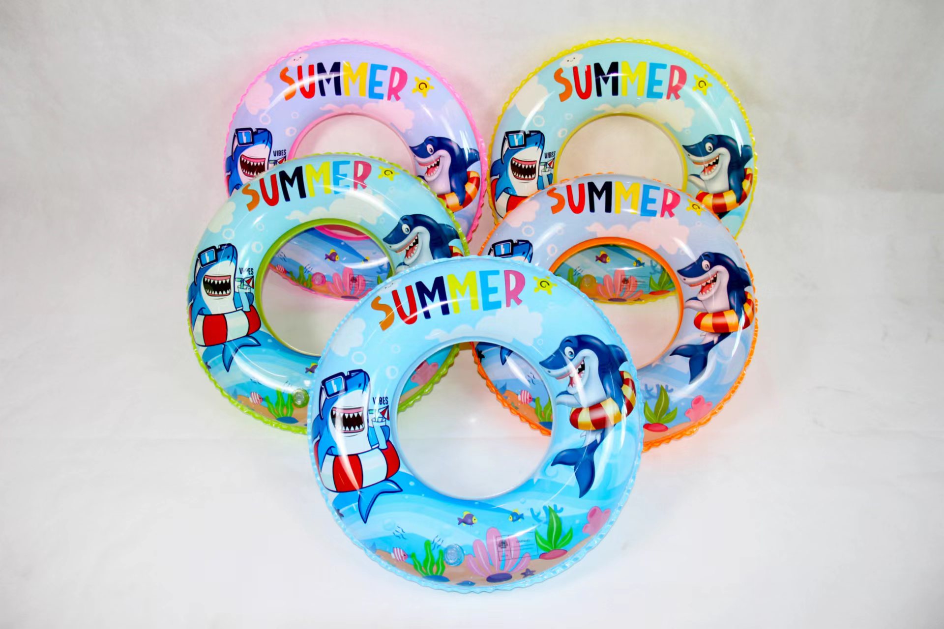 Rainbow rain manufacturers direct sales of new shark swimming ring 1 full figure