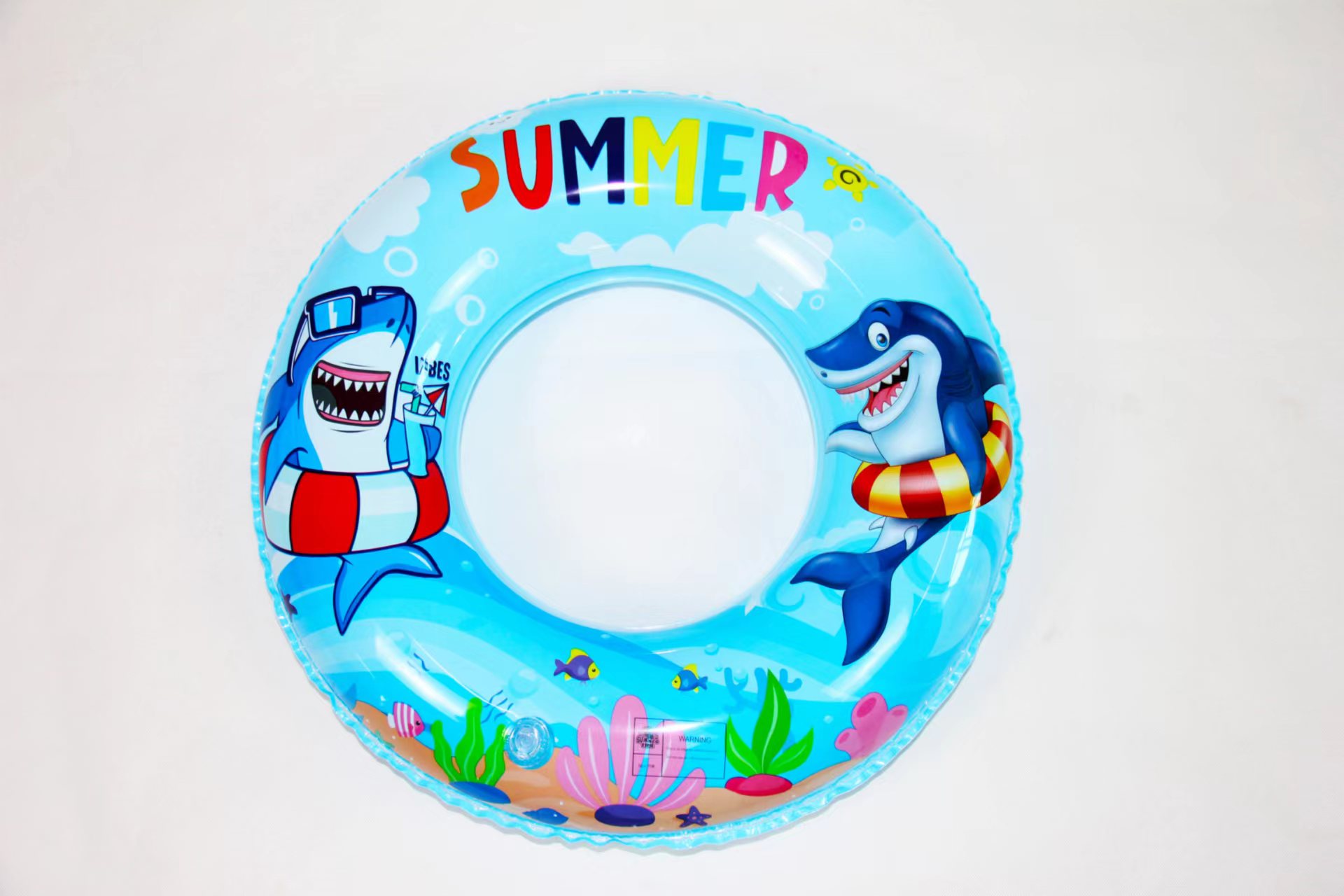 Rainbow rain manufacturers direct sales of new shark swimming ring 1 Item Picture
